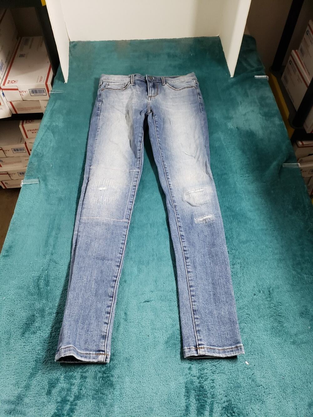 Banana Republic Jeans Size 25 Women Blue Pants Stretch Mid Rise Sculpt Skinny